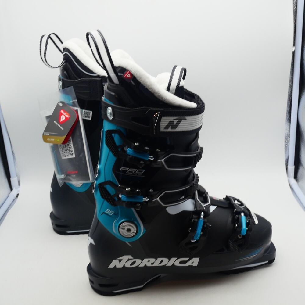 NEW Nordica Ski Boots Pro Machine 95W Women's 26/26.5 Size 9-9.5 Black Blue - Picture 6 of 16